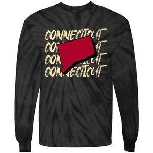 Connecticut Usa State American State Ct Conn Is Home Tie-Dye Long Sleeve Shirt