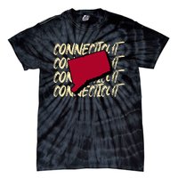 Connecticut Usa State American State Ct Conn Is Home Tie-Dye T-Shirt