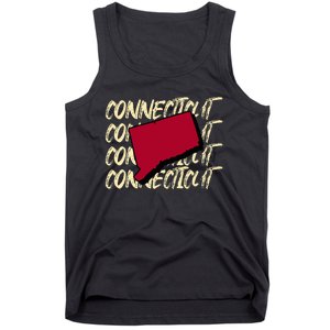 Connecticut Usa State American State Ct Conn Is Home Tank Top