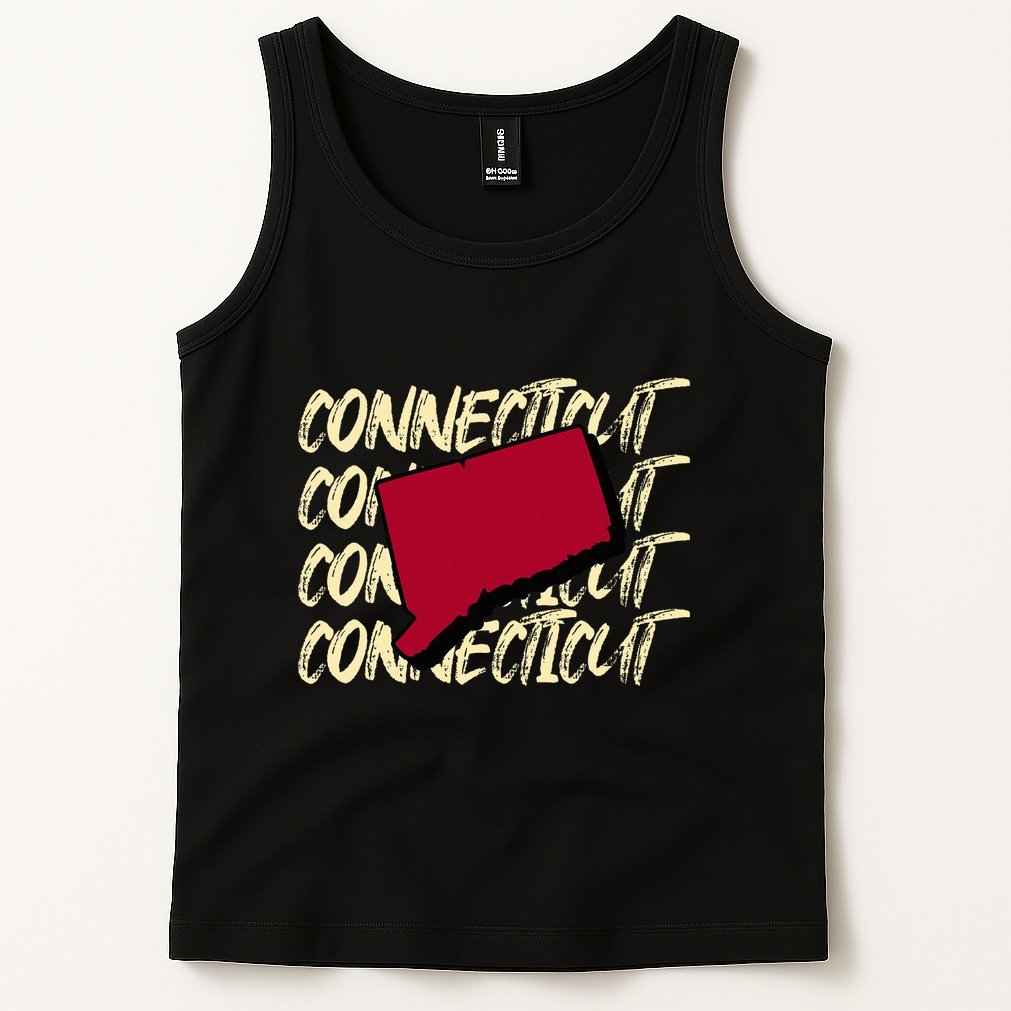 Connecticut Usa State American State Ct Conn Is Home Tank Top