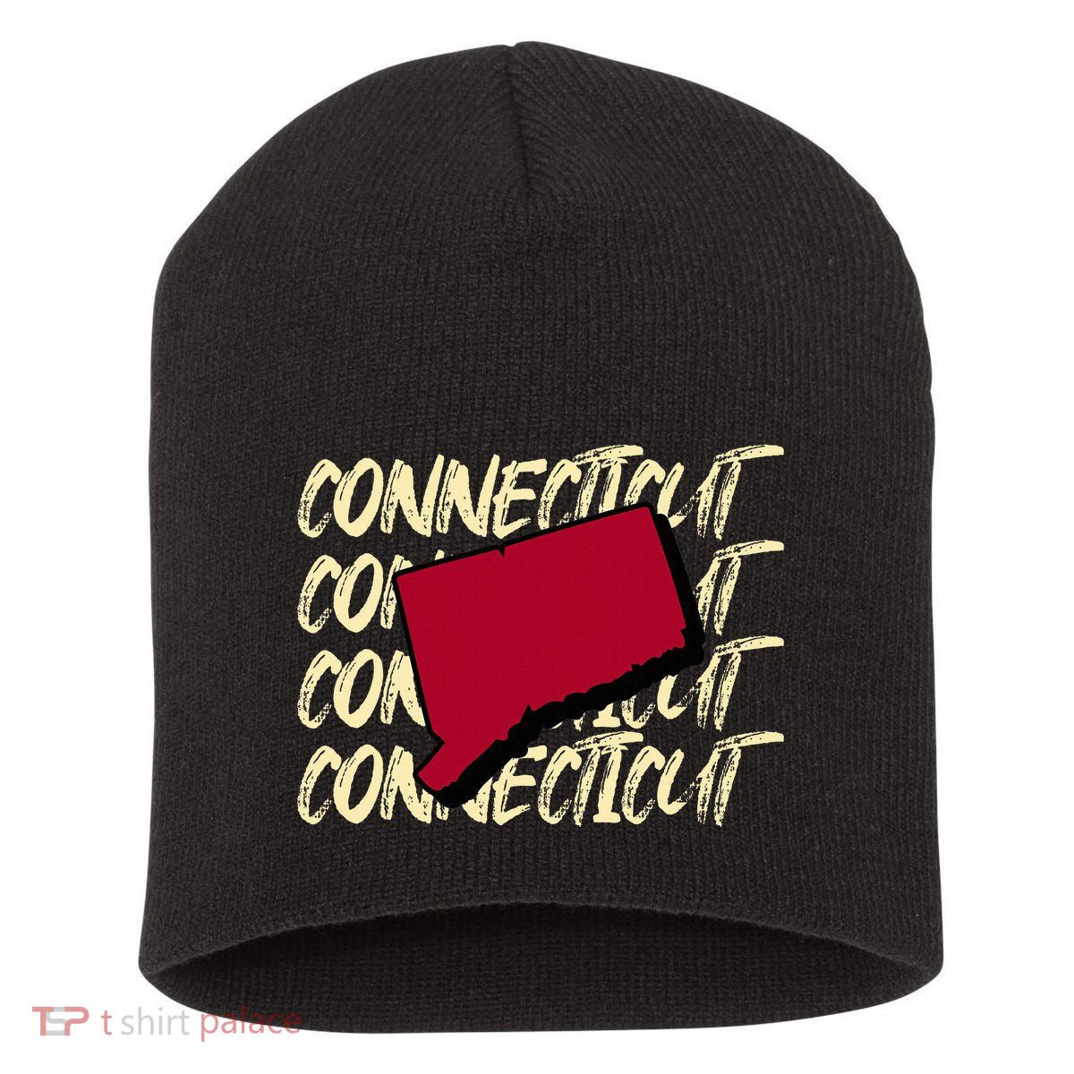 Connecticut Usa State American State Ct Conn Is Home Short Acrylic Beanie