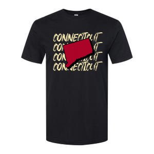 Connecticut Usa State American State Ct Conn Is Home Softstyle CVC T-Shirt