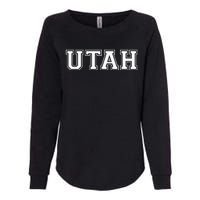 College U.N.I.V.E.R.S.I.T.Y Style Utah Sport Womens California Wash Sweatshirt