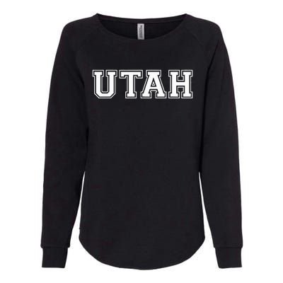 College U.N.I.V.E.R.S.I.T.Y Style Utah Sport Womens California Wash Sweatshirt