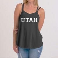 College U.N.I.V.E.R.S.I.T.Y Style Utah Sport Women's Strappy Tank