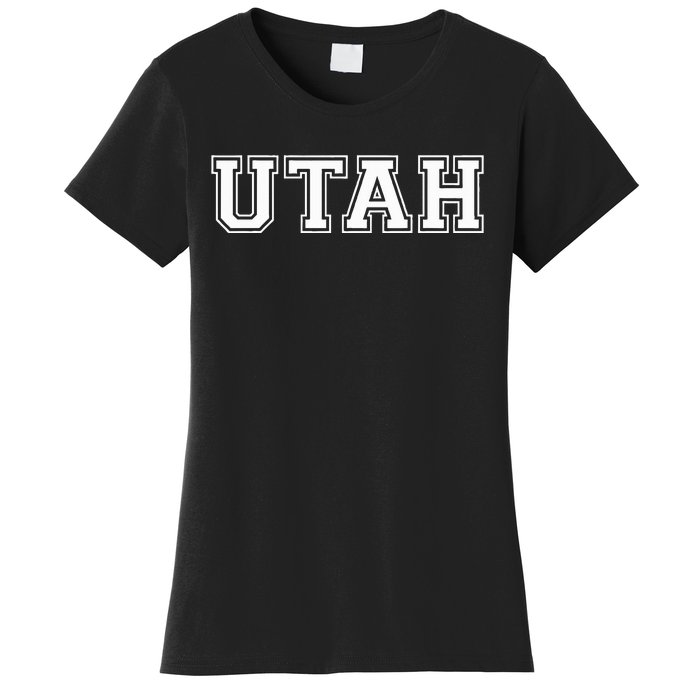 College U.N.I.V.E.R.S.I.T.Y Style Utah Sport Women's T-Shirt