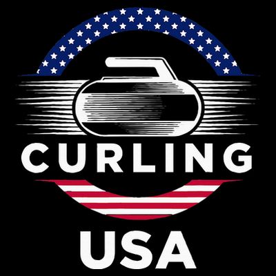 Curling Usa Support Flag Curl Clean T-Shirt