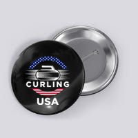 Curling Usa Support Flag Curl Clean Button