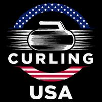 Curling Usa Support Flag Curl Clean Premium T-Shirt