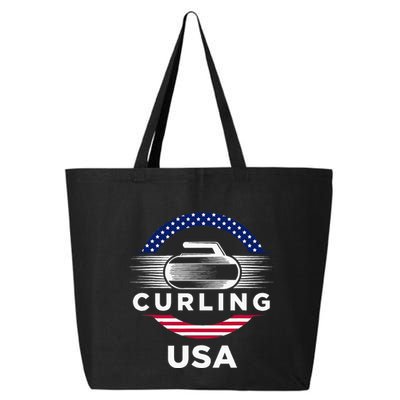 Curling Usa Support Flag Curl Clean 25L Jumbo Tote