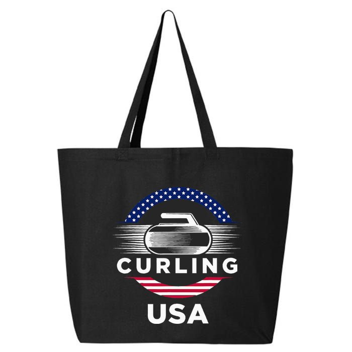 Curling Usa Support Flag Curl Clean 25L Jumbo Tote
