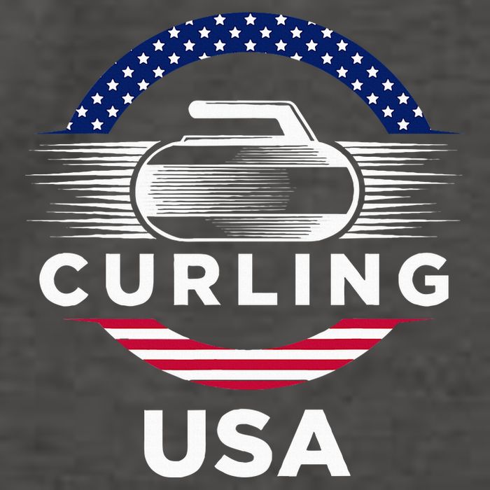 Curling Usa Support Flag Curl Clean Vector Backpack