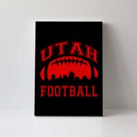 College University style Utah Football Sports Gift Canvas