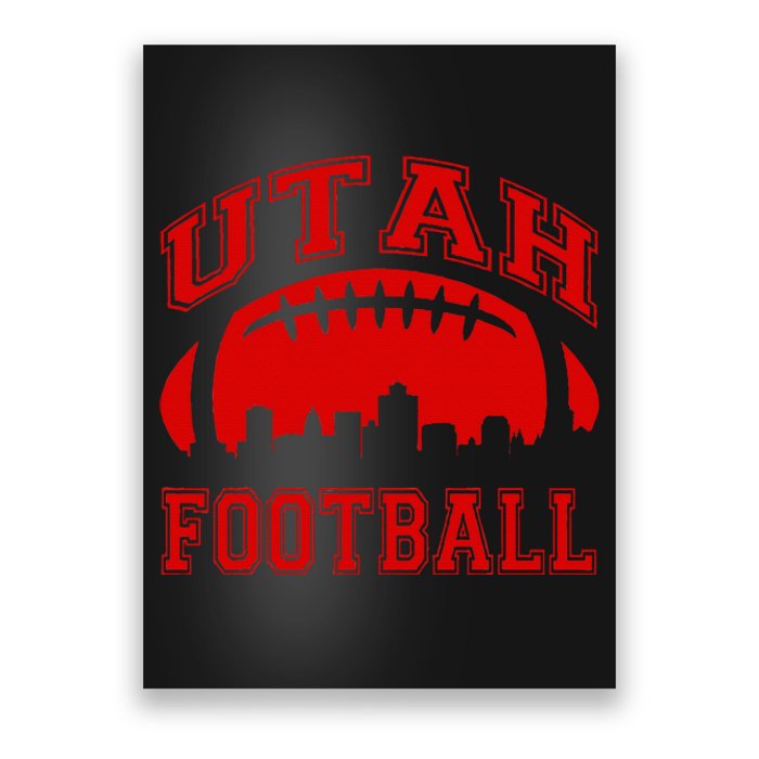 College University style Utah Football Sports Gift Poster