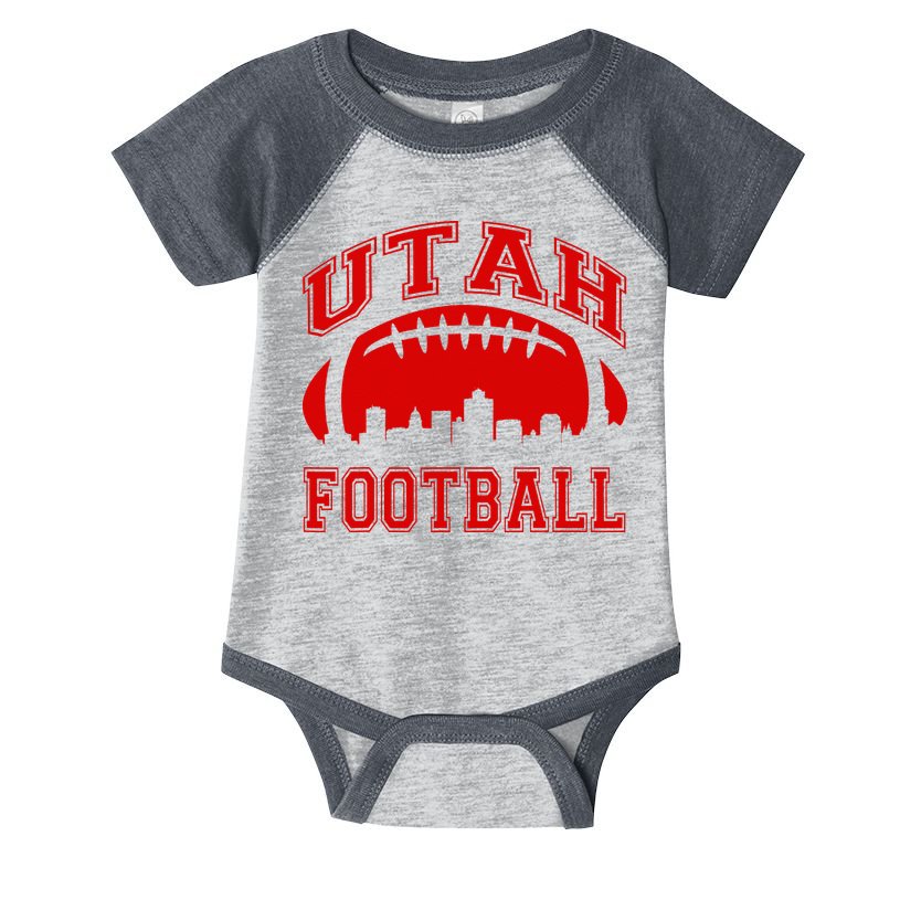 College University style Utah Football Sports Gift Infant Baby Jersey Bodysuit