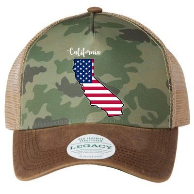 California United States Map Legacy Tie Dye Trucker Hat