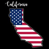 California United States Map Backpack