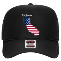 California United States Map Trucker Hat