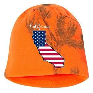 California United States Map Kati - Camo Knit Beanie