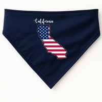 California United States Map USA-Made Doggie Bandana