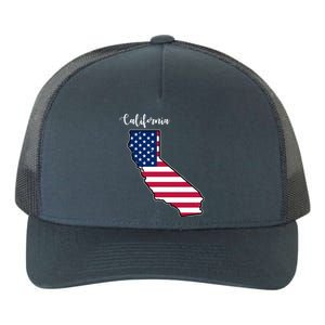 California United States Map Yupoong Adult 5-Panel Trucker Hat