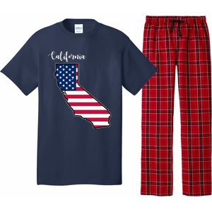 California United States Map Pajama Set