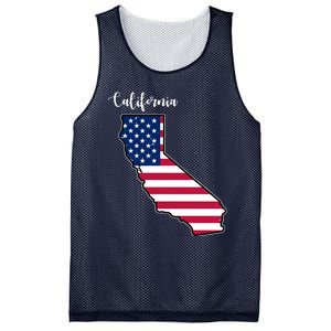 California United States Map Mesh Reversible Basketball Jersey Tank