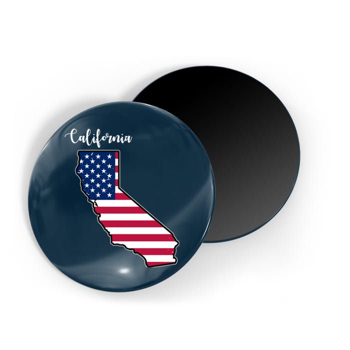 California United States Map Magnet