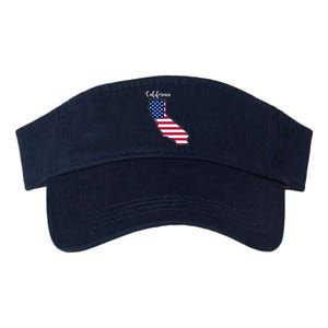 California United States Map Valucap Bio-Washed Visor