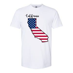 California United States Map Softstyle CVC T-Shirt