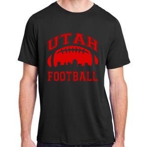 College University style Utah Football Sports Gift Adult ChromaSoft Performance T-Shirt