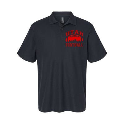 College University style Utah Football Sports Gift Softstyle Adult Sport Polo