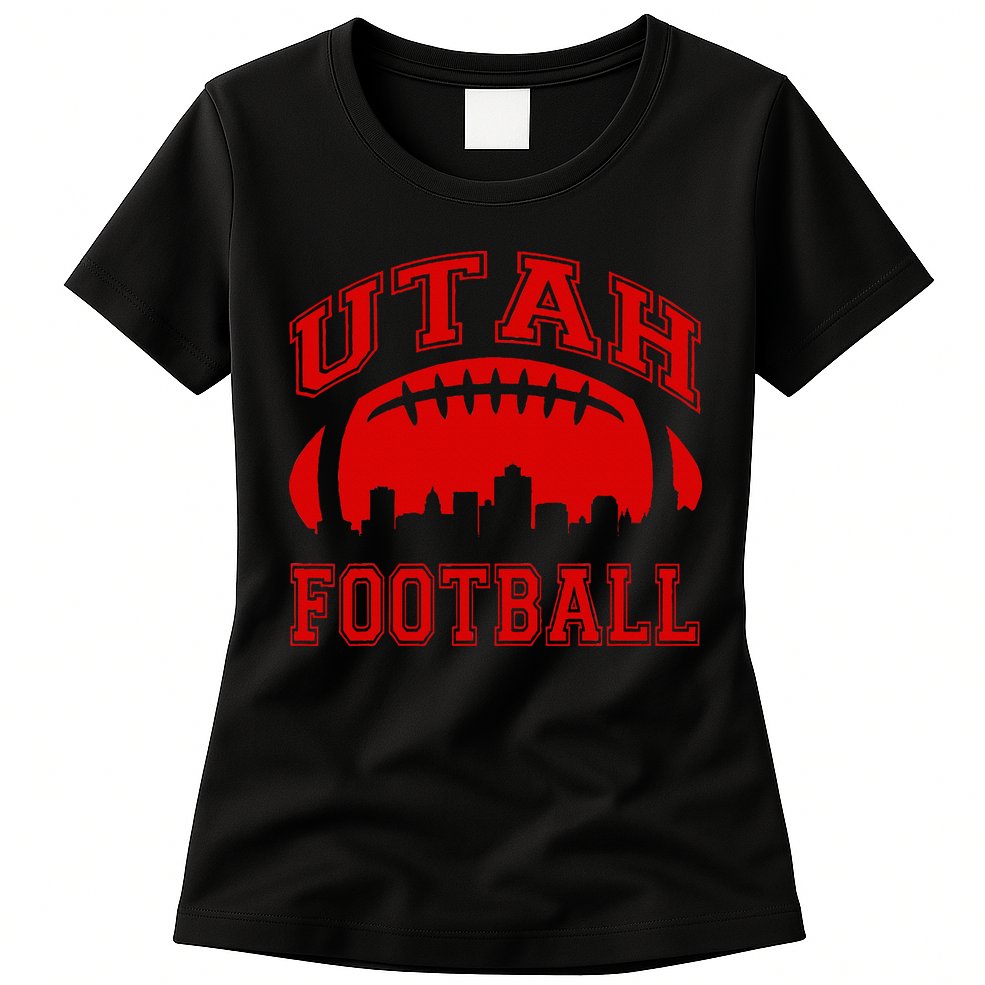 College University style Utah Football Sports Gift Womens T-Shirt