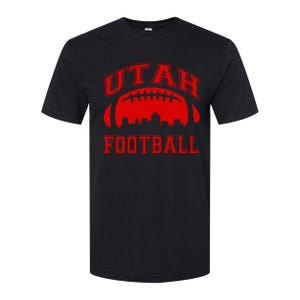 College University style Utah Football Sports Gift Softstyle CVC T-Shirt