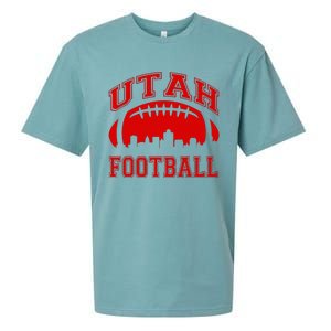 College University style Utah Football Sports Gift Sueded Cloud Jersey T-Shirt