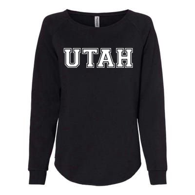 College University Style Utah Sport Gift Womens California Wash Sweatshirt