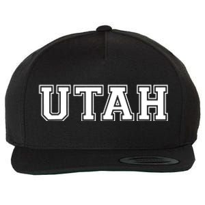 College University Style Utah Sport Gift Wool Snapback Cap