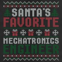 Christmas Ugly Sweater Santa Claus Mechatronics Engineer Gift Adult Drive Performance Visor