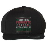 Christmas Ugly Sweater Santa Claus Mechatronics Engineer Gift Wool Snapback Cap