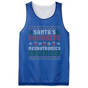 Christmas Ugly Sweater Santa Claus Mechatronics Engineer Gift Mesh Reversible Basketball Jersey Tank