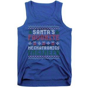 Christmas Ugly Sweater Santa Claus Mechatronics Engineer Gift Tank Top