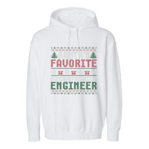 Christmas Ugly Sweater Santa Claus Mechatronics Engineer Gift Garment-Dyed Fleece Hoodie