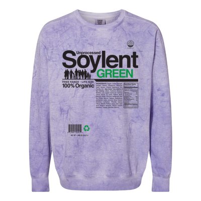 Contents Unprocessed Soylent Green Colorblast Crewneck Sweatshirt