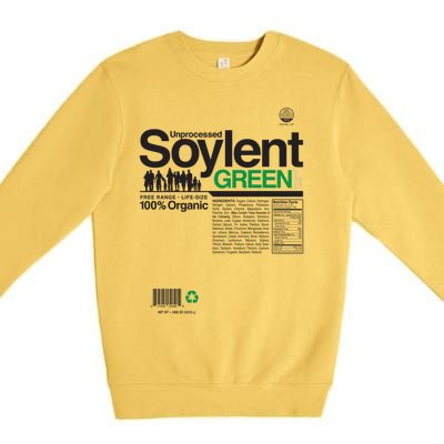 Contents Unprocessed Soylent Green Premium Crewneck Sweatshirt