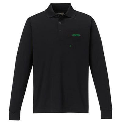 Contents Unprocessed Soylent Green Performance Long Sleeve Polo