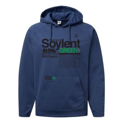 Contents Unprocessed Soylent Green Performance Fleece Hoodie