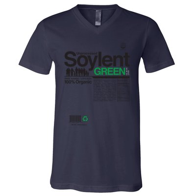 Contents Unprocessed Soylent Green V-Neck T-Shirt