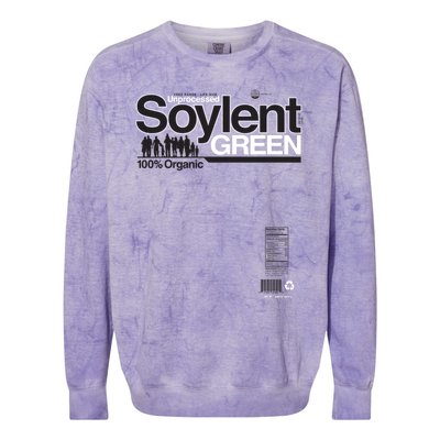 Contents Unprocessed Soylent Green (On Green) Colorblast Crewneck Sweatshirt