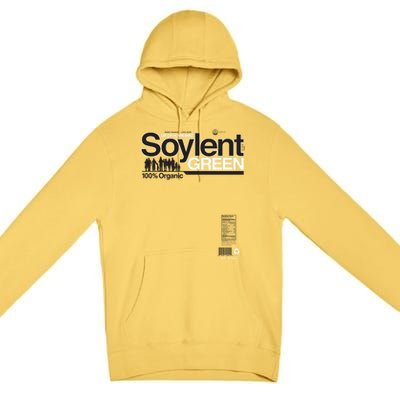 Contents Unprocessed Soylent Green (On Green) Premium Pullover Hoodie