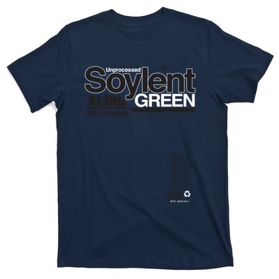 Contents Unprocessed Soylent Green (On Green) T-Shirt